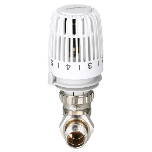 Ограничитель температуры Valtec VT.9154 1/2" x 3/4" (евроконус) DN 15 PN 10 прямого действия