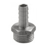 Штуцер для шланга VALFEX VF.650 НР 1/2" Ду 15x20 Ру 40 никелированный латунный 1