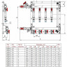 Узел этажный VALTEC VT.GPM.05S04.L2 3/4" DN 20 с балансировочным клапаном 8