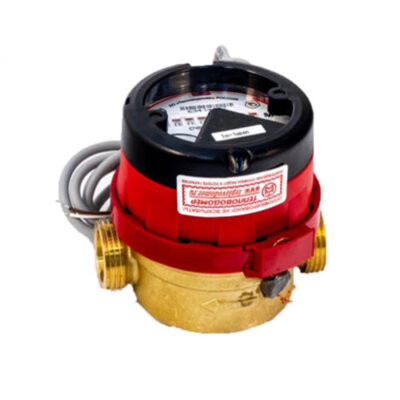 Счетчик для горячей воды Тепловодомер ВСГд-15-02 (80 мм) крыльчатый одноструйный резьбовой с импульсным выходом