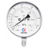 Мановакуумметр РОСМА ТМВ-511Р.00 NH3 (-0,1...1,5 MПa) Дкорп=100мм кл. 1,5 G1/2" аммиачный радиальный 00000007206 1