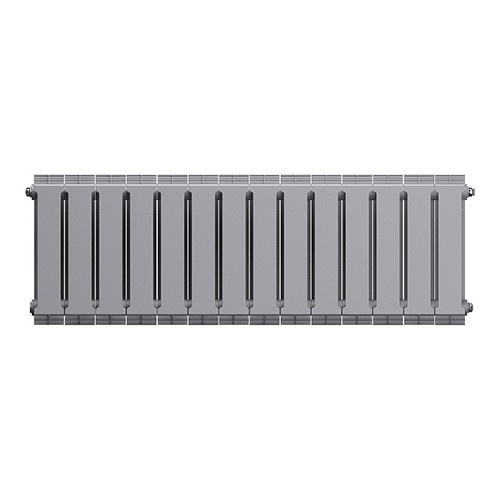 Радиатор биметаллический Royal Thermo PianoForte 300 (14 секций) Silver Satin 3