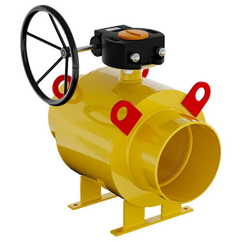 Кран шаровой Маршал 11с67п GAS PRO 2ЦП.00.3 DN 500/400 PN 25 стандартнопроходной под приварку