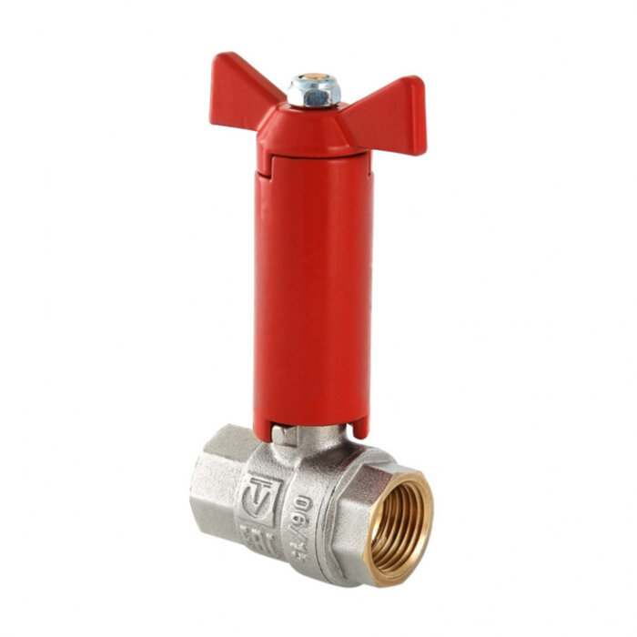 Кран шаровой VALTEC 3/4" Ду20 Ру40 с удлиненным штоком VT.250.N.05