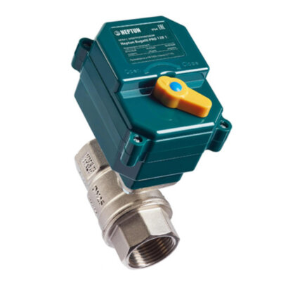 Кран шаровой с электроприводом Нептун Bugatti Pro 12В 1'' латунный