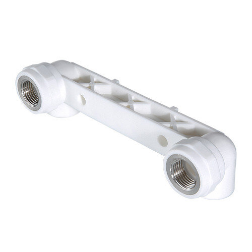 Планка VALTEC VTp.724 ВР 1/2" DN 20x15 PN 25 с водорозетками полипропиленовая комбинированная