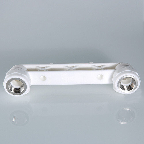 Планка VALTEC VTp.724 ВР 1/2" DN 20x15 PN 25 с водорозетками полипропиленовая комбинированная