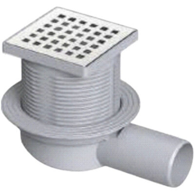 Трап горизонтальный VALFEX VF.041.110K.150.01 Ду 110 регулируемый с решеткой из нерж.стали