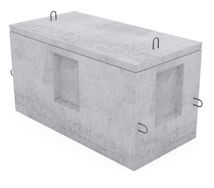 Колодец кабельной связи ККСр-1-Ж/Д с плитой