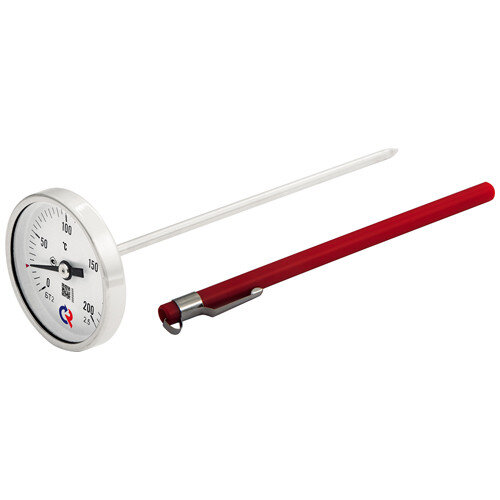 Термометр РОСМА БТ-23.220-150 Дкорп=50мм кл. 2,5 Траб = 0...+200°C биметаллический специальный погружной, шток с иглой 00000002381
