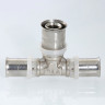 Тройник переходной VALTEC VTm.231 DN 32x32x20 PN 10 латунный никелированный 3