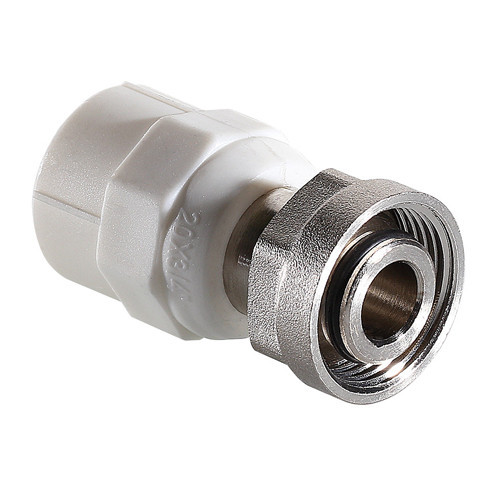 Переходник VALTEC VTp.708.E ВР 3/4" DN 20 PN 25 евроконус полипропиленовый комбинированный 1