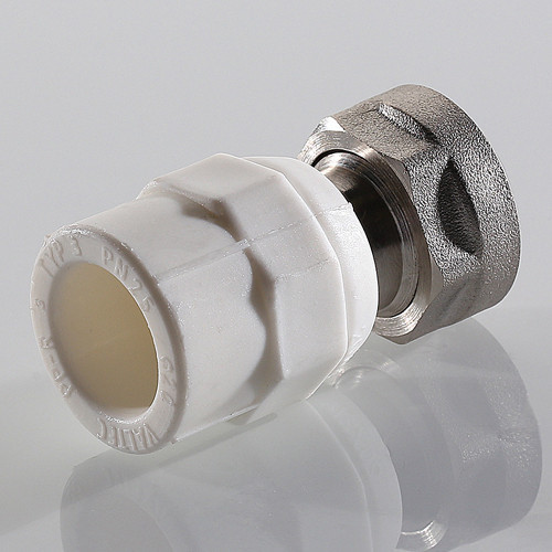 Переходник VALTEC VTp.708.E ВР 3/4" DN 20 PN 25 евроконус полипропиленовый комбинированный 4
