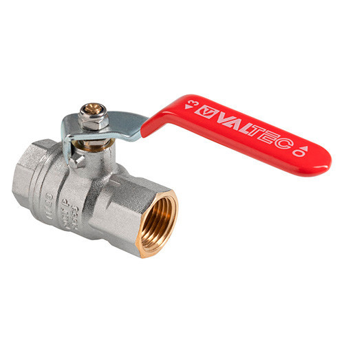 Кран шаровый VALTEC VT.414 ГОСТ Р 59553-2021 ВР 3/4" DN 20 PN 40 никелированный латунный 1