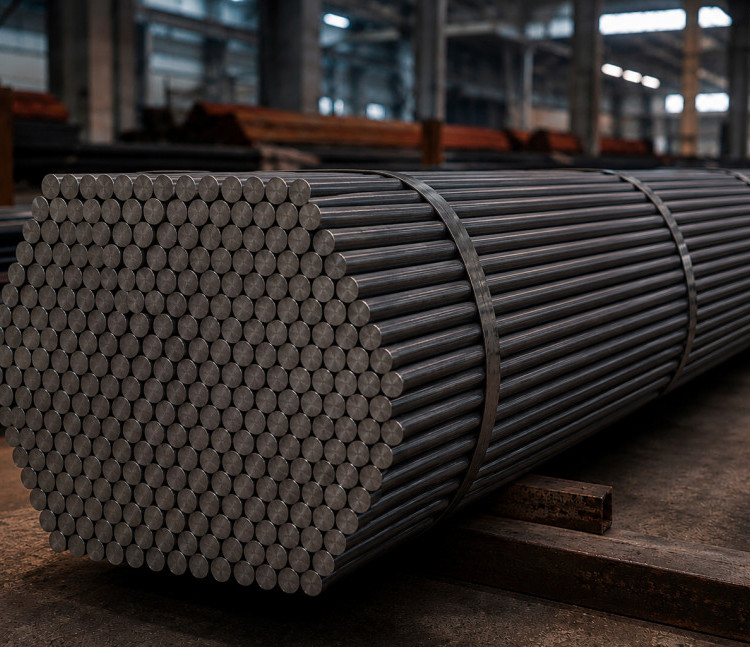 Круг г/к стальной 26 мм 10ХСНД ГОСТ 2590-2006 горячекатаный 3