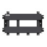 Коллектор распределительный GIDRUSS MK-150-2x25 3-х контурный НР 1 1/2"x1" Ду 40 Ру 6 модульный 1