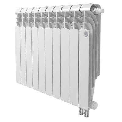 Радиатор биметаллический Royal Thermo Vittoria Super 500 VDR (10 секций) Bianco Traffico