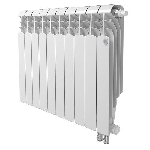 Радиатор биметаллический Royal Thermo Vittoria Super 500 VDR (10 секций) Bianco Traffico
