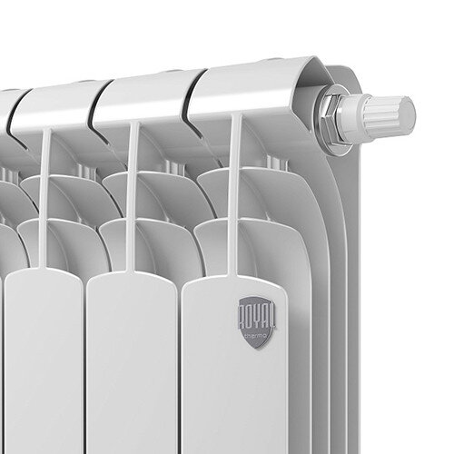 Радиатор биметаллический Royal Thermo Vittoria Super 500 VDR (10 секций) Bianco Traffico