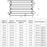 Регистр отопления РСЭ-5x48x2,0-2000 секционный пятирядный с эллиптическими заглушками 2