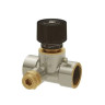 Клапан балансировочный Benarmo 3181H ВР 1/2" DN 15 PN 16 ручной латунный, подача 1