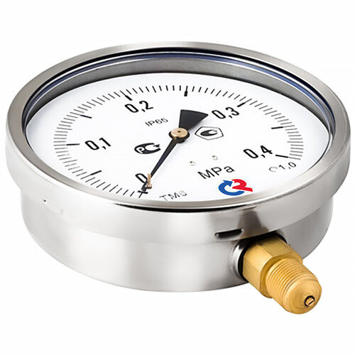Мановакуумметр РОСМА ТМВ-620Р.00 (-0,1...0,9 МПа) Дкорп=150мм кл. 1,0 G1/2" виброустойчивый (готовый к гидрозаполнению) радиальный 00000034027
