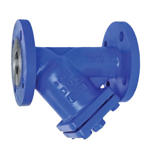 Фильтр сетчатый ADL IS 40 DN 350 PN 40 из углеродистой стали со сливной пробкой