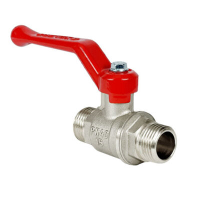 Кран шаровый VALFEX STANDART VF.220 НР 1/2" Ду 15 Ру 16 никелированный латунный