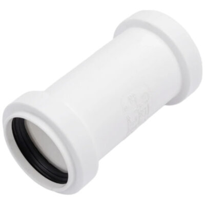 Муфта надвижная PP-H Ostendorf HT HTU DN 32 ремонтная, цвет белый