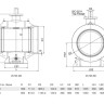 Кран шаровой Vexve 100800 DN 800 PN 25 стальной стандартнопроходный под приварку для жидкости, ручка-рычаг 2