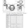 Затвор ЭНЭКОС Вр1 DN 500 PN 16 поворотный фланцевый с двойным эксцентриком с редуктором, электроприводом и блоком управления 2