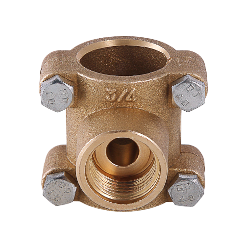 Латунная обойма-тройник VALTEC 3/4" х 1/2" х 3/4" ремонтная VTr.755.G.0504