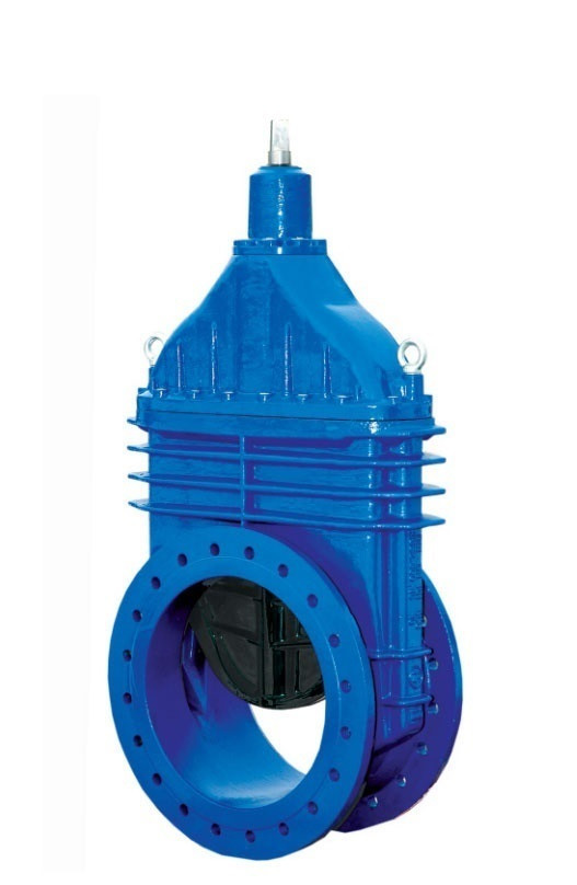 Задвижка JAFAR 2111 DN 600 PN10 фланцевая клиновая чугунная с обрезиненным клином