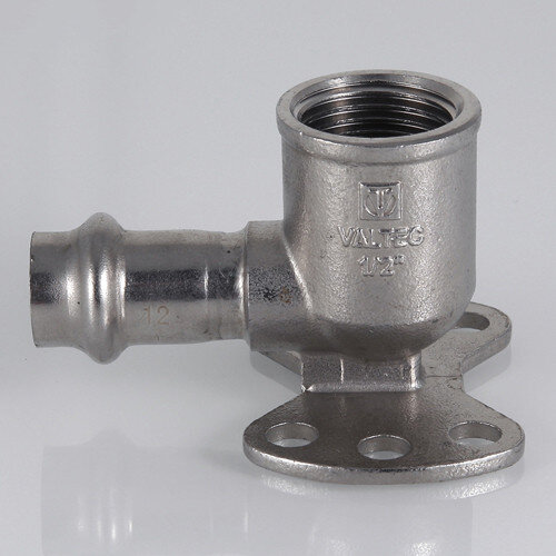 Водорозетка VALTEC VTi.954.I ВР 1/2" DN 18x15 PN 16 нержавеющая сталь