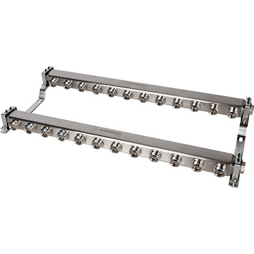 Коллектор ROMMER для радиаторной разводки 12 выходов