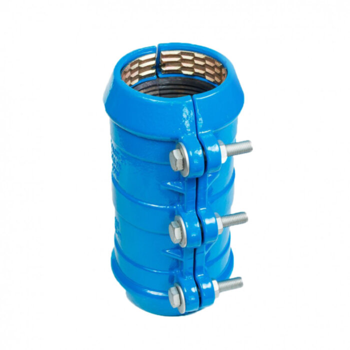 Муфта ремонтная для пластиковых труб UR-CAST UR-31 DE 75 мм PN 16 чугунная