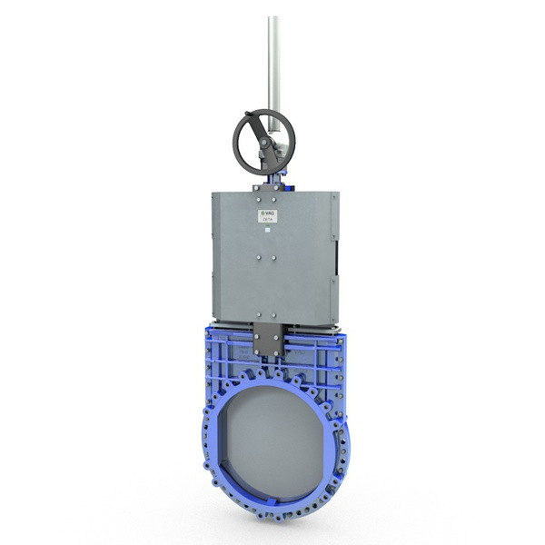Задвижка шиберная ножевая VAG ZETA DN 1400 PN 10 со штурвалом 1