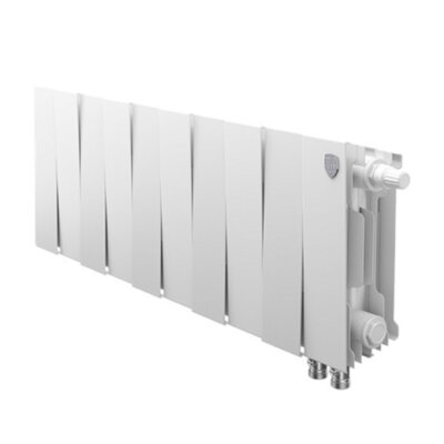 Радиатор биметаллический Royal Thermo PianoForte 200 VD (10 секций) Bianco Traffico