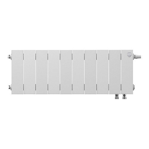 Радиатор биметаллический Royal Thermo PianoForte 200 VD (10 секций) Bianco Traffico