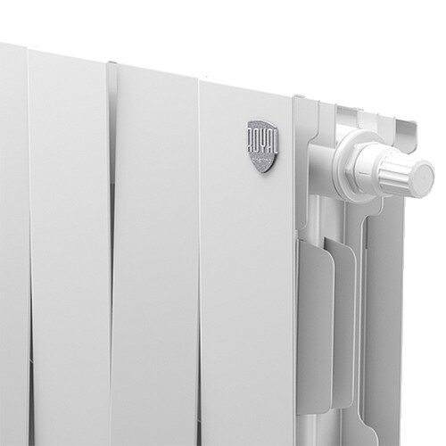 Радиатор биметаллический Royal Thermo PianoForte 200 VD (10 секций) Bianco Traffico