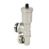 Элемент концевой для коллектора латунный Aquasfera 9509 DN 25 PN 10 резьба - 1'', с автоматическим воздухоотводчиком и дренажным клапаном, резьбовой НР, 9509-01 4