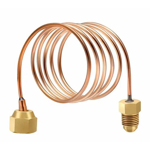 Трубка капиллярная РОСМА РД-2Р/РДД-2Р L=2 м Дкорп=2,5 мм 3,5 МПа G1/4"x1/2" 00000031702