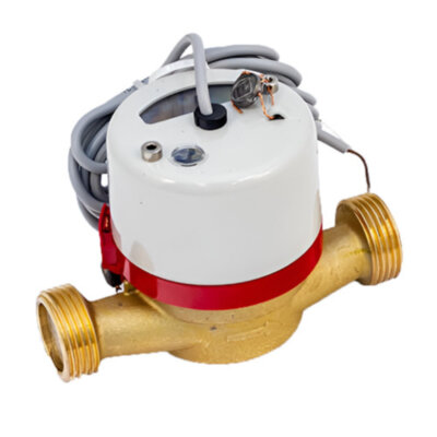 Счетчик для горячей воды Тепловодомер ВСТ-20 крыльчатый одноструйный резьбовой с импульсным выходом