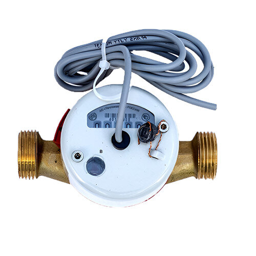 Счетчик для горячей воды Тепловодомер ВСТ-20 крыльчатый одноструйный резьбовой с импульсным выходом