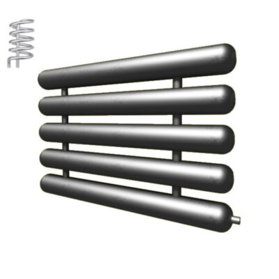 Регистр отопления РАЭ-5x108x3,0-7000 автономный пятирядный с эллиптическими заглушками