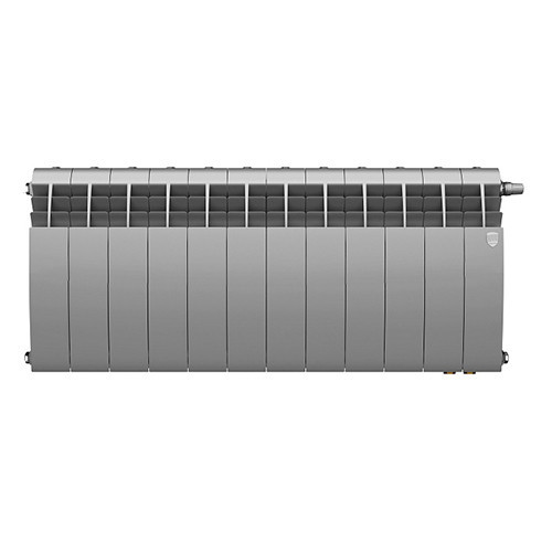 Радиатор биметаллический Royal Thermo BiLiner 350 VD (12 секций) Silver Satin 2