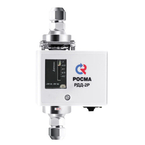 Реле давления дифференциальное РОСМА РДД-2Р Дкорп=50 мм 0,1-0,6 МПа G1/4" 00000004014