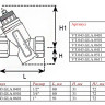 Автоматический регулятор перепада давления Valtec VT.043.GLA 1" DN 25 PN 25 с регулирующим клапаном, 3-17 кПа 2