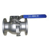 Кран шаровой ABRA BV-41 DN 20 PN 40 с рукояткой нержавеющая сталь 1