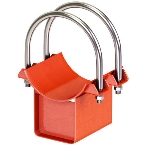 Опора Дн 480 ТС 626.00.000-099 серия 5.903-13 выпуск 8.95 скользящая хомутовая